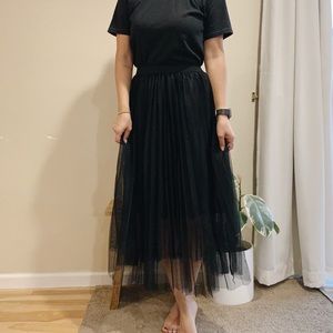 Black Tulle Skirt